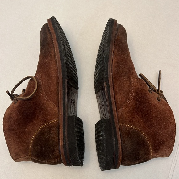 FRYE MENS DAKOTA CREPE CHUKKA  LEATHER BOOTS 9.5 - Picture 13 of 16